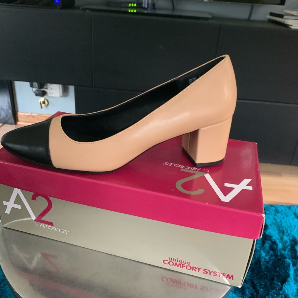 Size 10 1/2 A2  b y Aerosoles worn once. Classic pumps